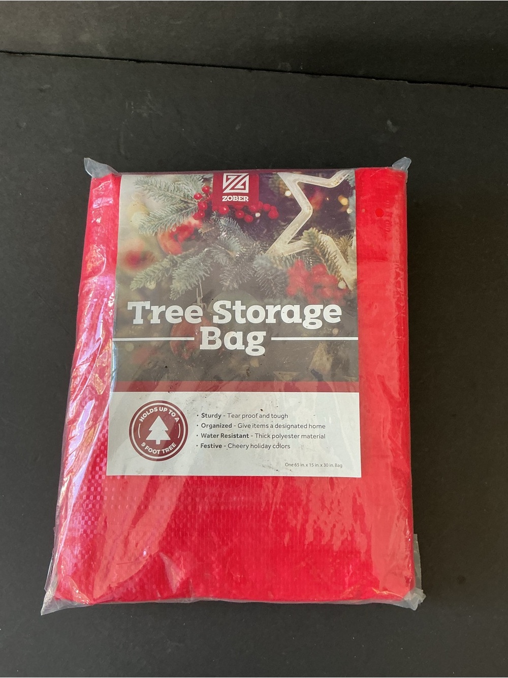 Red Tree Storage Bag - Holiday Tree Storage